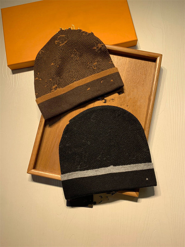 

2022 Classic Designer Winter Beanie Men And Women Fashion Design Knitted Caps Autumn Wool Hat Letter Jacquard Unisex Warm Skull Cap TT765, 12 without box