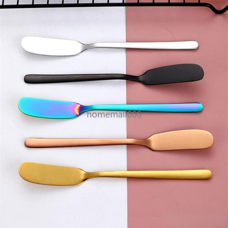 

Stainless Steel Butter Knife Multipurpose Knifes Butter Spreader for Butters Cheese Jelly Jam and Dessert Breakfast Feeding Tool In Stock AA