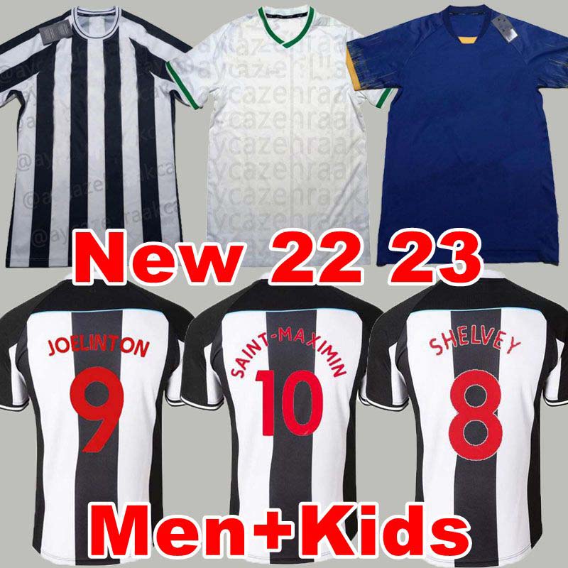 

Newcastle WILSON SAINT-MAXIMIN BRUNO G. 2021 2022 2023 Soccer Jersey Retro TRIPPIER MURPHY SHELVEY united 21 22 23 Football Shirt Kids Kit Shearer WOOD TARGETT home 3rd, Kids 21 22 3rd