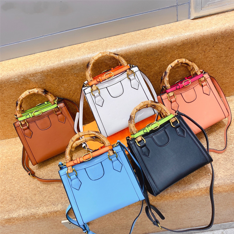 

Designer Bamboo Handbag for women Brand Bag with Handles PU Leather Fashion Shoulder Bags Top Quality Handbags, Mix or remark