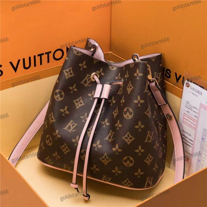 

Luxurys Designers Bags NEONOE Bucket Women Tote Brand Letter Genuine Shoulder Bags, Bubble bag
