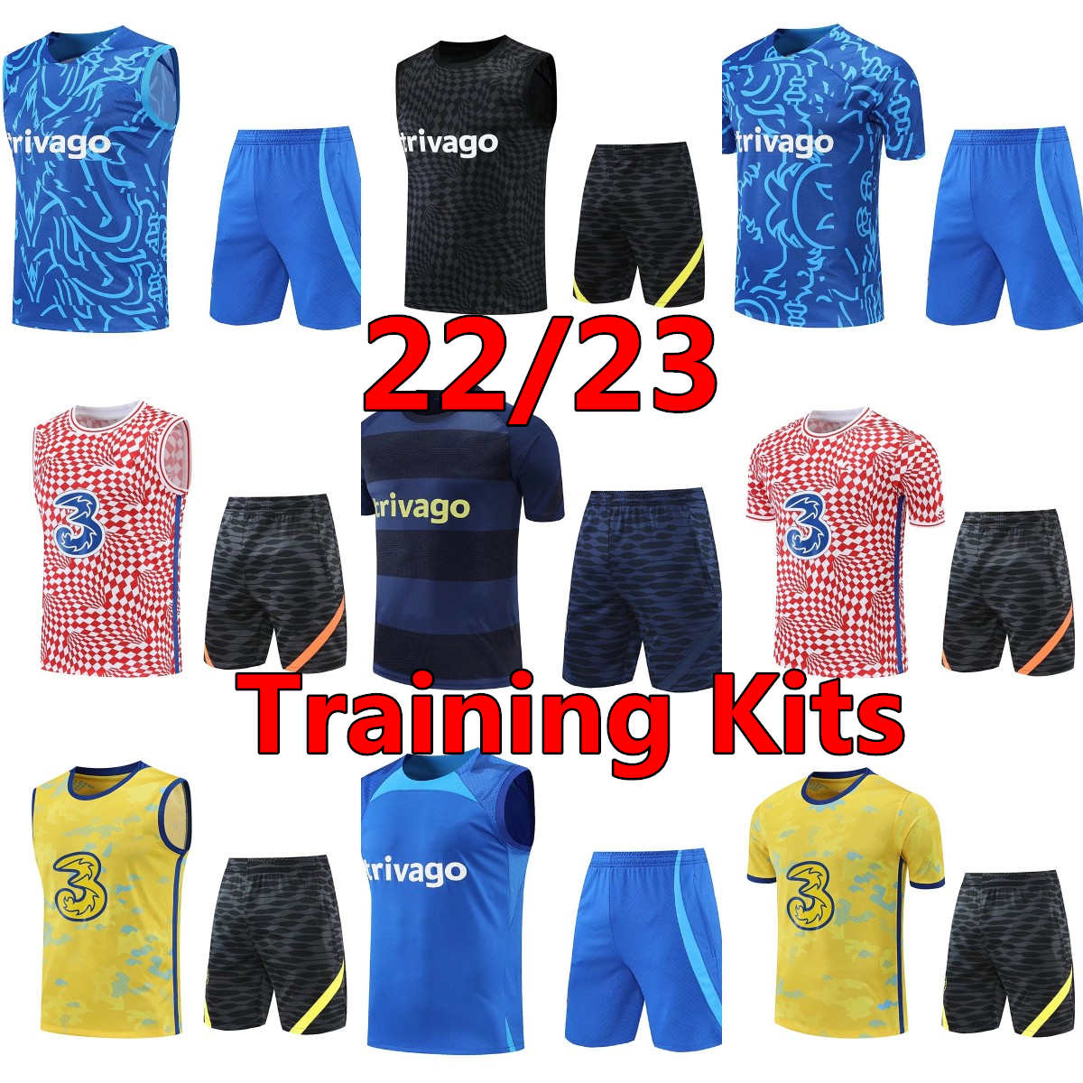 

LUKAKU Training Kit 22 23 Jersey KANTE Men Vest Short sleeve Tracksuit Soccer Sets PULISIC track suit ZIYECH HAVERTZ MOUNT Football Shirts Jerseys Kits Shorts, 13