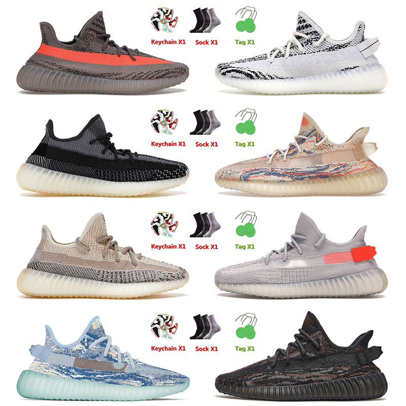 

mens women v2 casual shoes designer sneakers size 13 zebra mono ice cinder frost blue carbon beluga reflective boot boost kanye west yeezy yeezys yeezies, 1 36-47