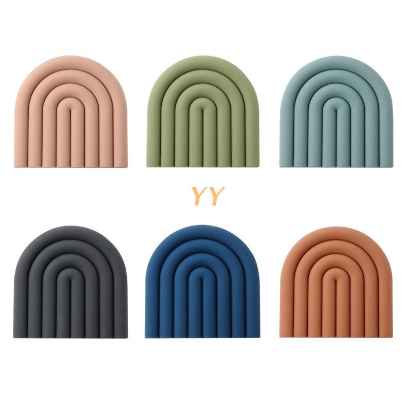 

Mats & Pads Anti-scalding Pad Multipurpose For Tray Pot Heat Resistant Morandi Color