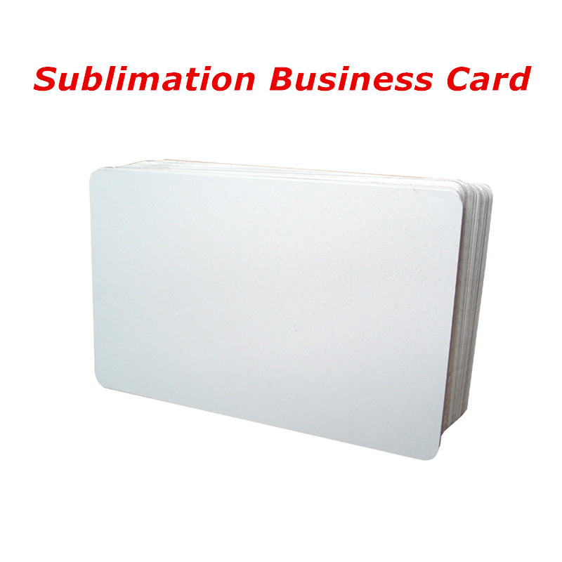 

Wholesale! Sublimation Metal Business Cards Files Heat Transfer Blank Aluminum Plate 3.1*2.1inch 100pcs/set Double Side for Sub White Golden Silver Black Brand A12