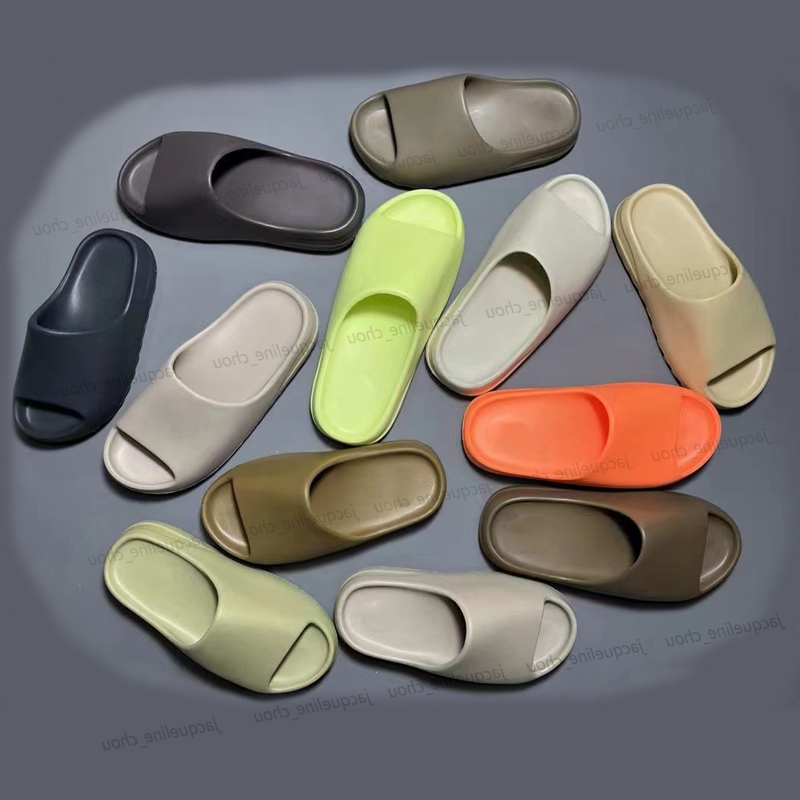 

Men Womens Slippers Designer Sandals Slides Summer Sliders Vermillion Mineral Blue Onyx Pure Sandel Ochre Resin Clog RUNR Slides Beach Shoes, 6#