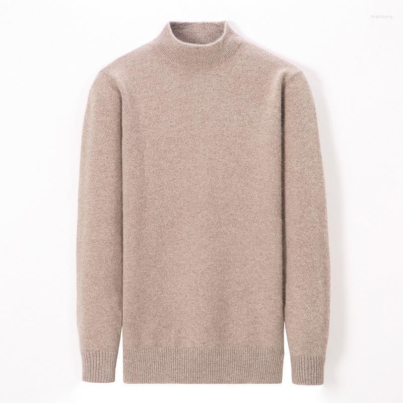 

Men's Sweaters Turtle Neck Sweater Men Fashion Men's Casual Slim Fit Basic Turtleneck Knitted High Collar PulloverMen's Mari22, Black