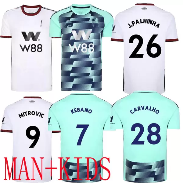 

2022 2023 PALHINHA MITROVIC 9 SOCCER JERSEYS home away SOLOMON WILSON ADARABIOYO REED MBABU ROBINSON ANDREAS REID CAIRNEY white kids 22 23 jersey football shirts, Army green