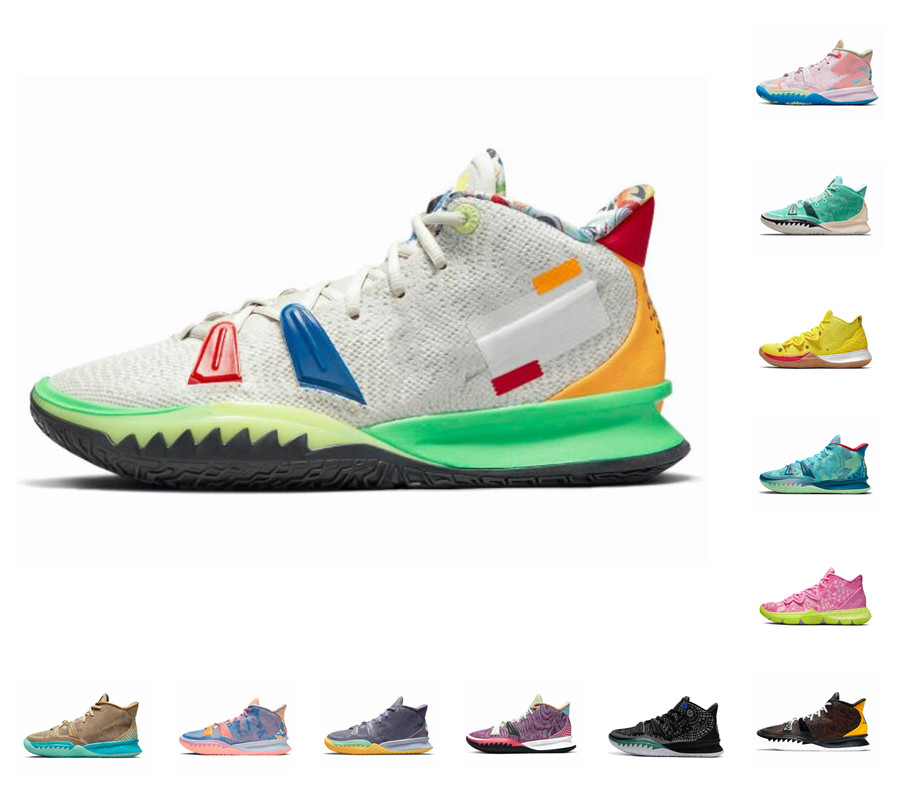 

2022 Kyrie 7 Kyries Basketball Shoes Collection Special FX Pre-Heat VIII Kyrie Men Gold Daybreak Beach Vibes Sisterhood Icons of Sport Citron Pulse Tennis Sneakers, Please contact us