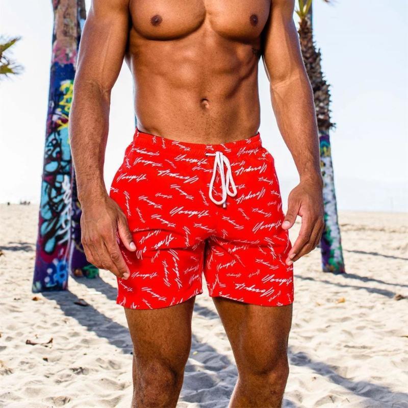 

Men's Shorts Man Summer Casual Thin Quick Dry Beach Men Gym Fitness Bodybuilding Short Pants Male Training BottomsMen's, Black