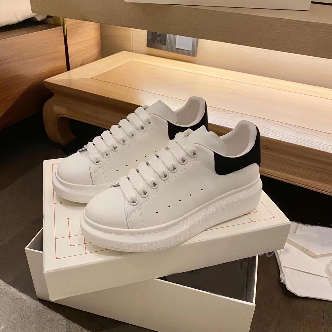 

2022 AlexanderFashion Men Shoe Designer Women Leather Lace Up Platform Oversized Sole Sneakers mens womens Luxury velvet suede Casual Shoes, Other