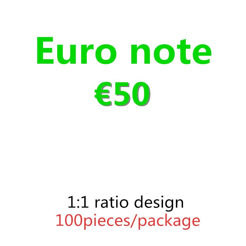 

And Best Pretend Movie Money Copy 50 Euro 100pcs/pack Banknote Bar 10 Prop Paper Xalcl