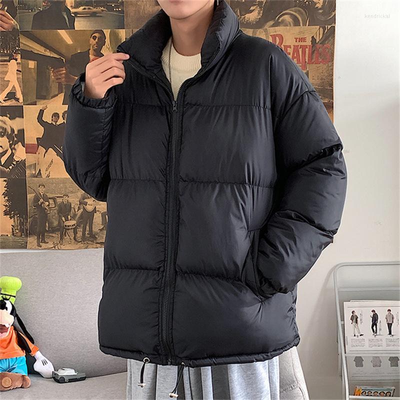 

Men' Trench Coats Winter Couples Wear Stand-up Collar Bread Clothes Cotton-padded Jacket Men And Women Trend Thickened Padded JacketMen' K