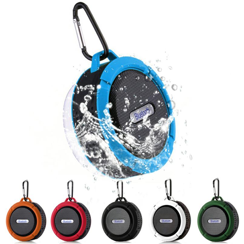 

C6 Portable Wireless Mini Bluetooth Speakers Waterproof Subwoofer Sound Box Speakerphone TF Card Hands Shower Speaker2854