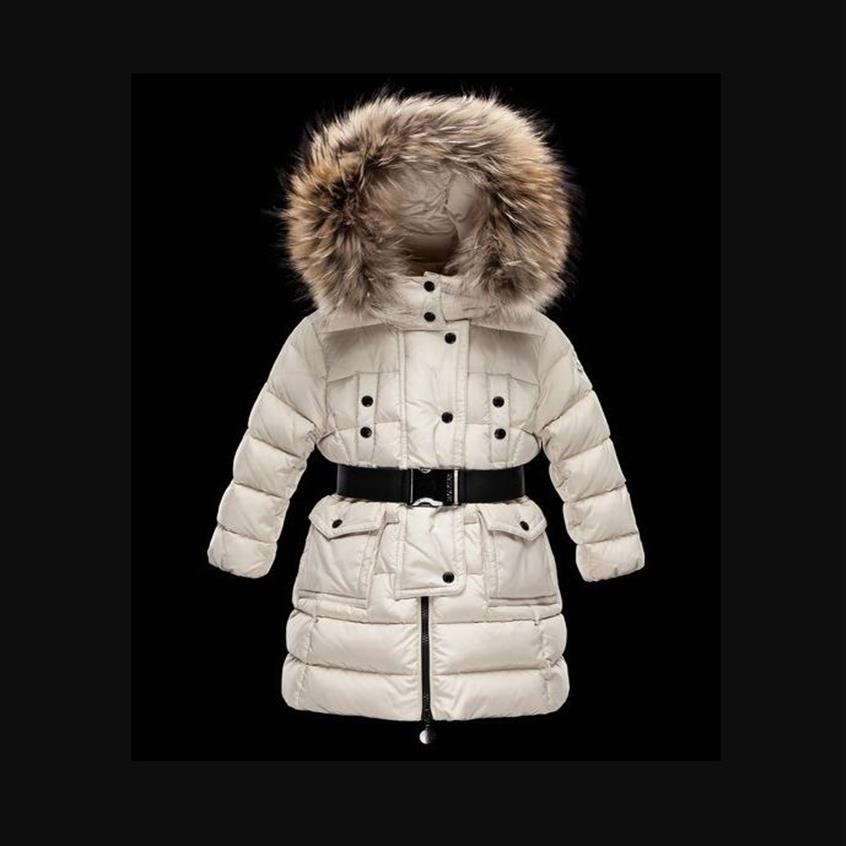 

2021 Children's Girl women boy Jacket Parkas Coat With Hood For Girls Warm Thick Down Jackets Kids Hooded Real 100% Fur Wint2457