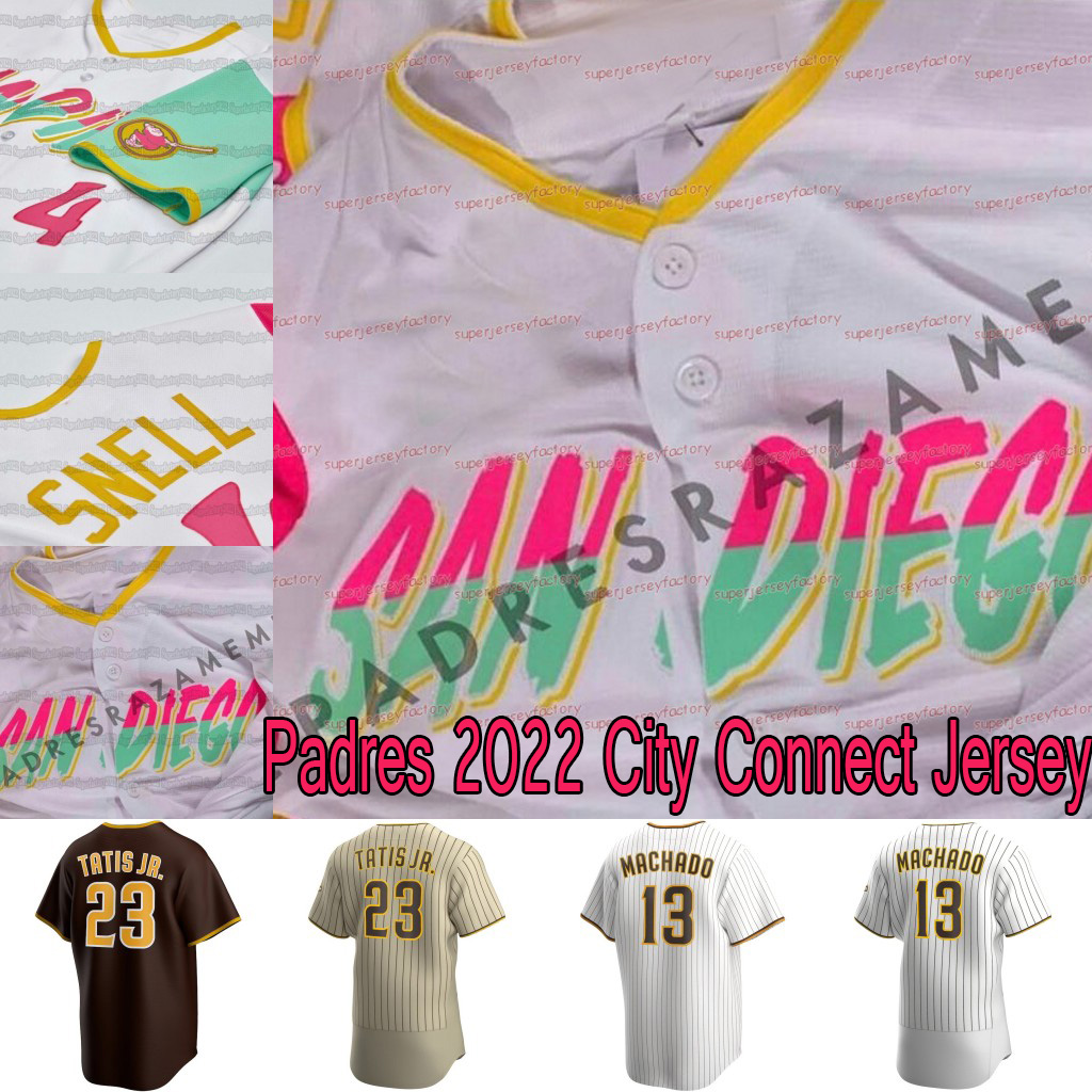 

23 Fernando Tatis Jr. Padres 2022 City Connect Jersey Manny Machado Blake Snell Luke VoitYu Darvish Eric Hosmer Jake Cronenworth Joe Musgrove Trent Grisham, Flexbase 2022 city connect jersey