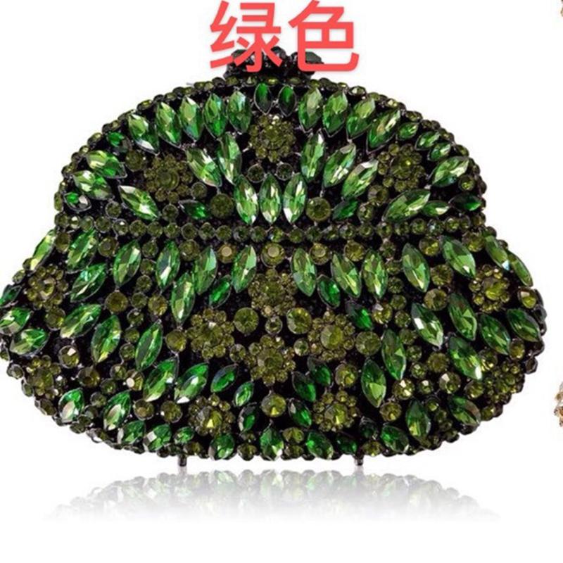 

Evening Bags XIYUAN Green Red Blue Gold Champagne Diamond Women Handbags Crystal Dinner Banquet Bag Female Ladies Party Clutch Purses, Show as picture