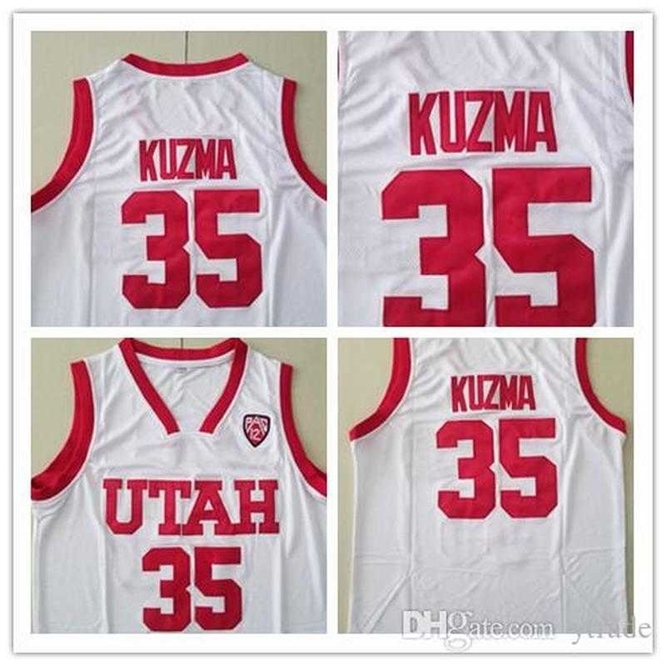 

Xflsp New Kyle Kuzma Jerseys Utah College Basketball #35 Kyle Kuzma 100% Stitched Jerseys Mens Size S-XXL, As pic shown