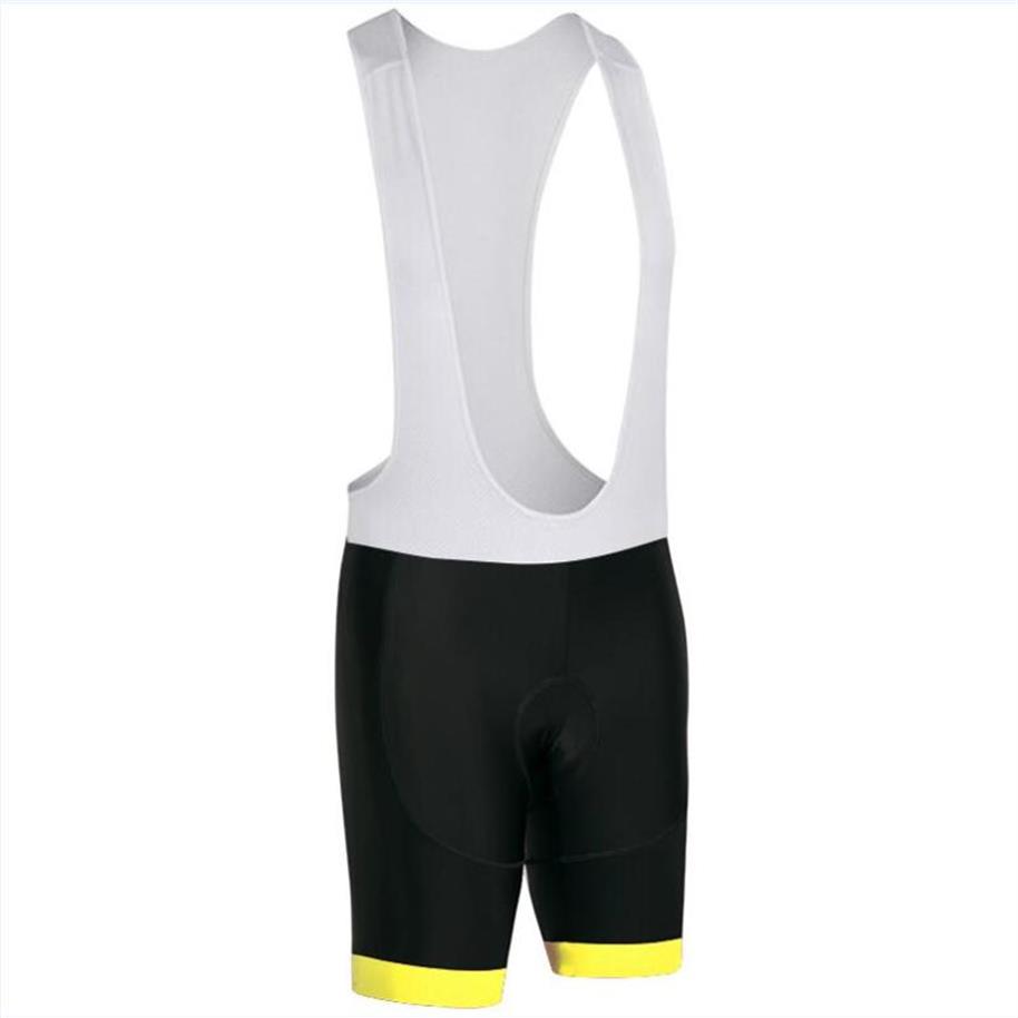 

New Style Cycling Bottom Men's Riding Harness Shorts with 9D Gel Pad Yellow green Cycling Bib Shorts Kemaita247O, Shorts 06