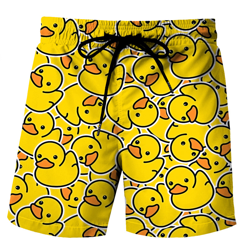 

Funny Animals Board Shorts Duck Pig Monkey 3D Printed Streetwear Men s Casual Beach Sportswear Kids Short Pants Trousers 220706, Spf3e212011f