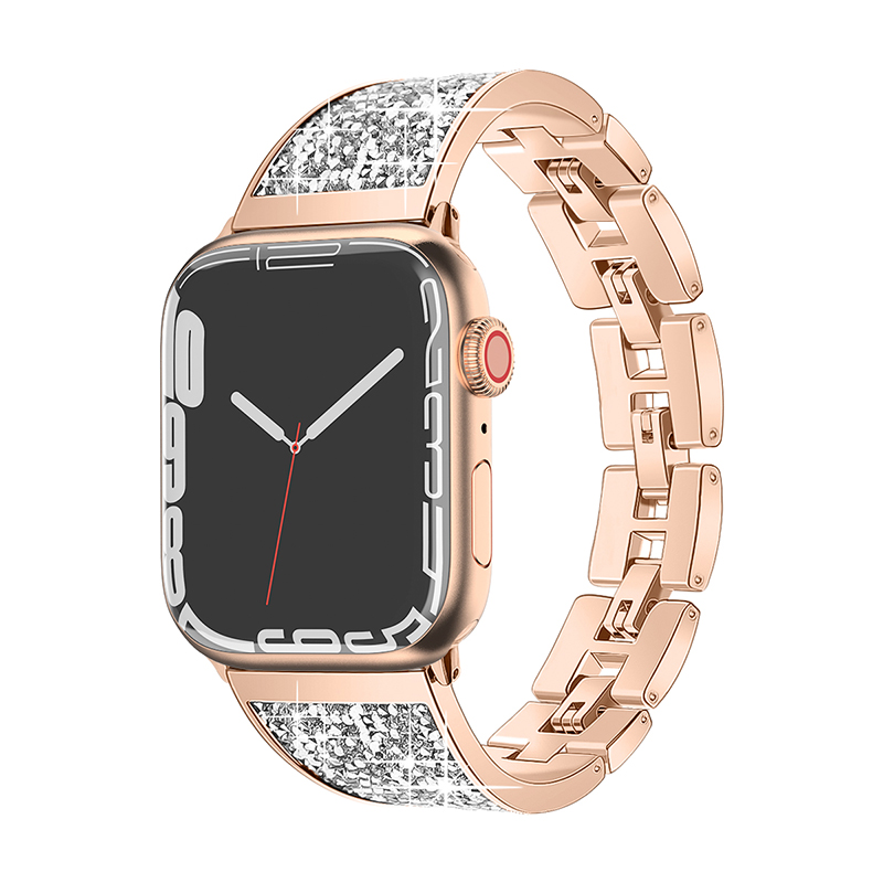 

Metal Replacement Strap Wristbands for Apple Watch 45mm 44mm 42mm 41mm 40mm 38mm iWatch Bracelet Series 7 6 5 4 3 2 1 SE