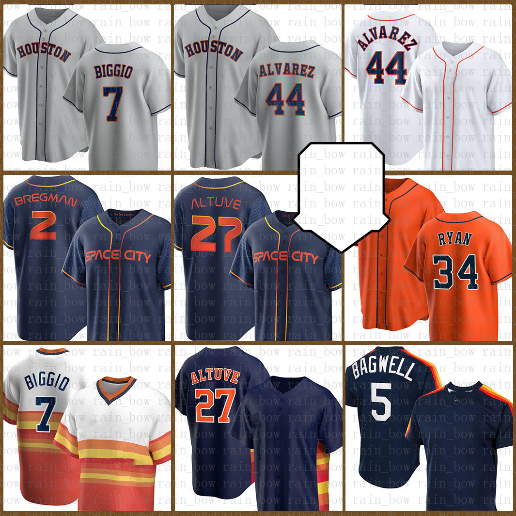 

Jose Altuve Baseball Jersey Yordan Alvarez Craig Biggio Alex Bregman Nolan Ryan Jeff Bagwell Justin Verlander Carlos Correa Yuli Gurriel Michael Brantley, Patch+jersey(taikongren)