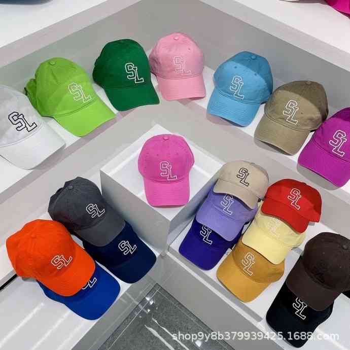 

Luxury Hat Spring New Baseball Cap Star Same Sl Letter Soft Top Sunshade Tide Brand Fashion Versatile Couple, Yellow