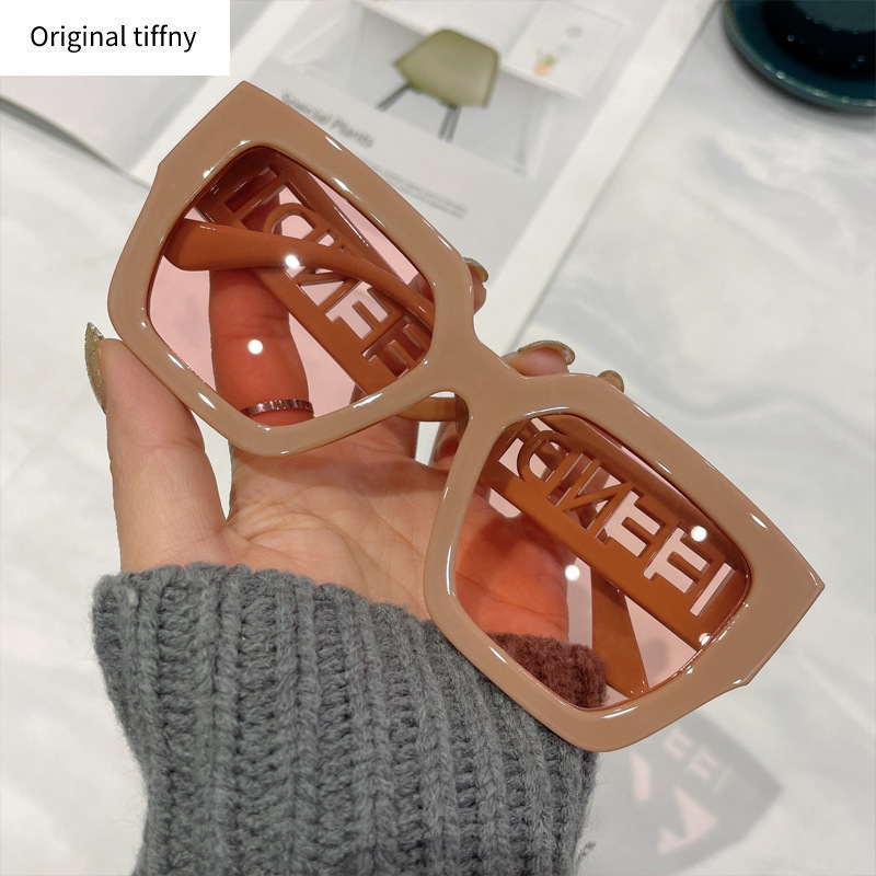 

Women's Summer Sunglasses with Round Face and Big Face 2022 New UV-proof Makeup Artifact Sunglasses Womens Fashion Y220427