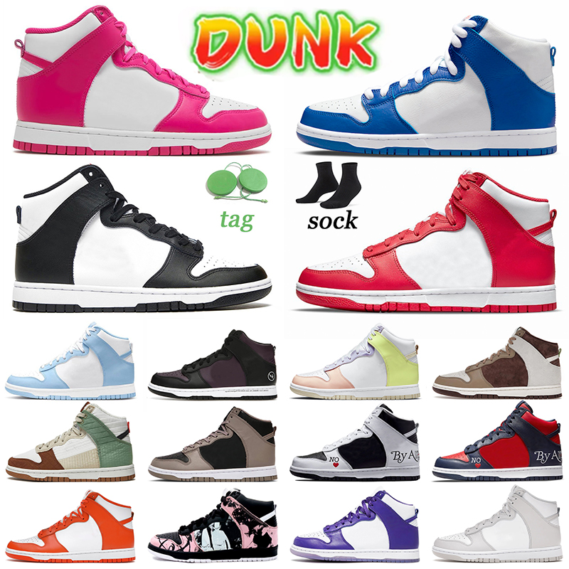 

SB High OG 2022 Designer sneakers Casual Shoes unisex Kentucky University Red Panda Men Women Trainers LX Toasty Syracuse Sup By Any Means Aluminum Sports Pink Prime, 36-45 black white