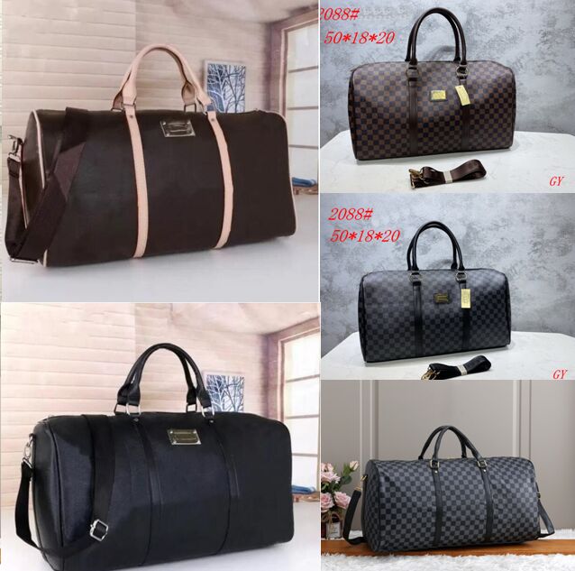 

High quality fashion travel bag big men women duffle leather luggage handbags large capacity sport letter print for girls boys wallets bags254, Withlogo
