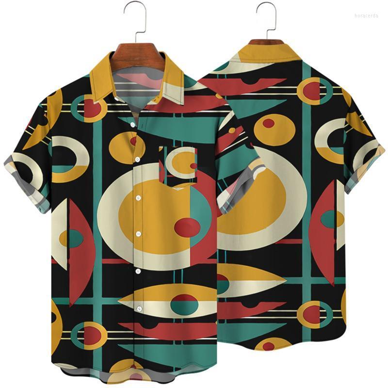 

Men's Casual Shirts Long Sleeve Men's Dragon Shirt Mens Printed Hawaiian Short Button Down Beach ShirtMen's Hora22, Yellow