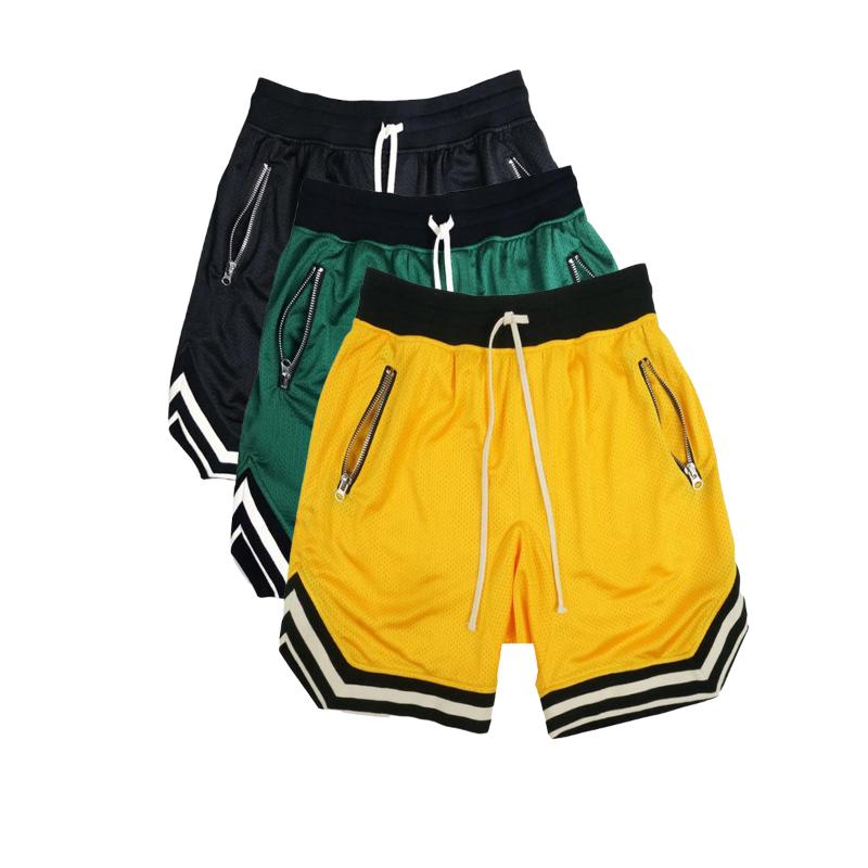 

Men's Shorts Mens Basketball Workout Polyester Qicky Dry Summer Ropa Hombre Running Sweatpants Plus Size Casual Jogger Short HommeMen's, Black