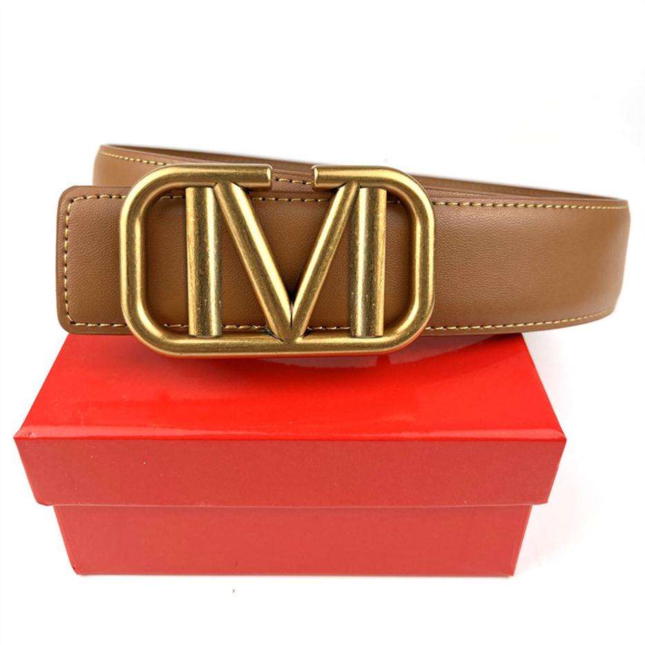 2022 Designers pour hommes ceinture pour femmes en cuir authentique Bouteaux Largeur de boucle 3,8 cm 5 Options de couleur avec box 313E d'origin