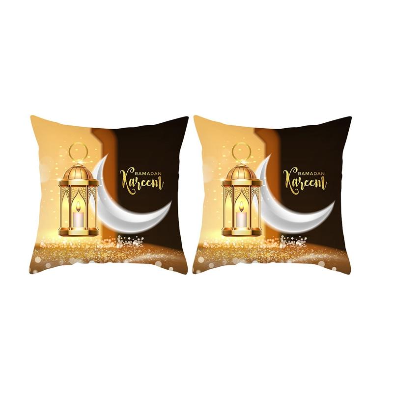 

Pool & Accessories Pillowcase Golden Moon Peach Skin Fleece Ethnic Print Home Bedroom Cushion CoverPool PoolPool