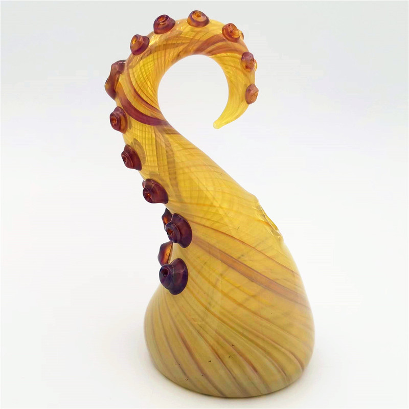 

Glass Water Bong Octopus Bongs Cute Rigs 10MM Female Joint Hookah Percolater Mini Rig Bubbler Pipe