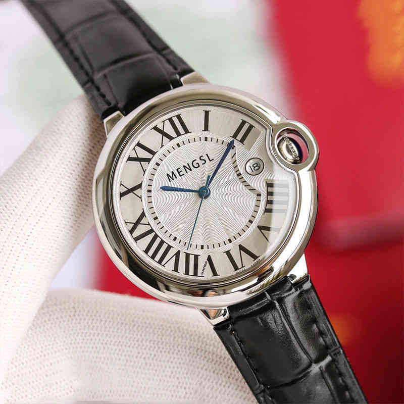 

watches for men luxury carter wathes Blue Mens WoMens Mechanical Leather, Black