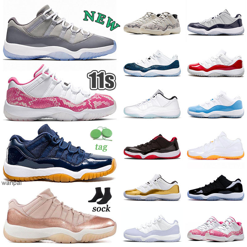 

2022 11s Low Basketball Shoes Mens Womens Jumpman 11 Vintage Cool Grey Rose Gold Infrared 23 Pure Violet High Olivre Lux Animal Instinct, B12 36-47 heiress black stingray