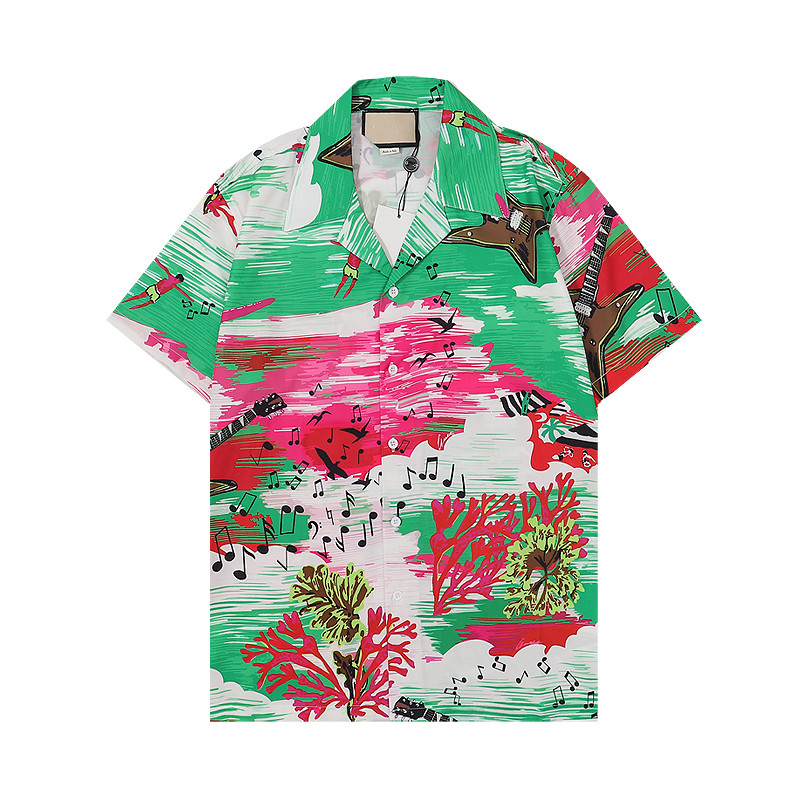2022 Designers Mens Shirts Shirts Business Fashion Mode Casual Shirts Men Spring Hawaii Shirts Chemises de Marque Pour Homme M-3XL