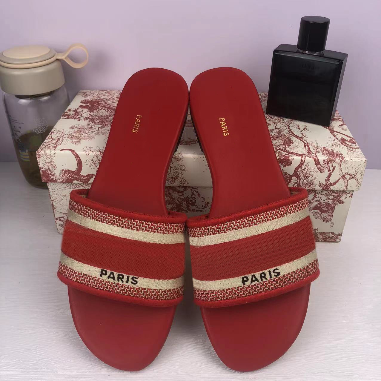 

spring ladies slippers animal print Mens Slippers Designer Womens Fashion Studs Girls With shoe, Box