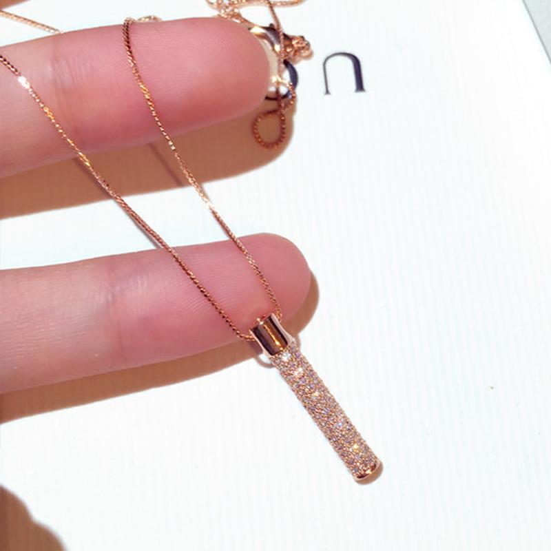 

Other Arrive Fashion Exquisite Gold Geometric Pendant Necklace For Women Pave Inlaid CZ Zircon Choker Wedding Jewelry GiftOther