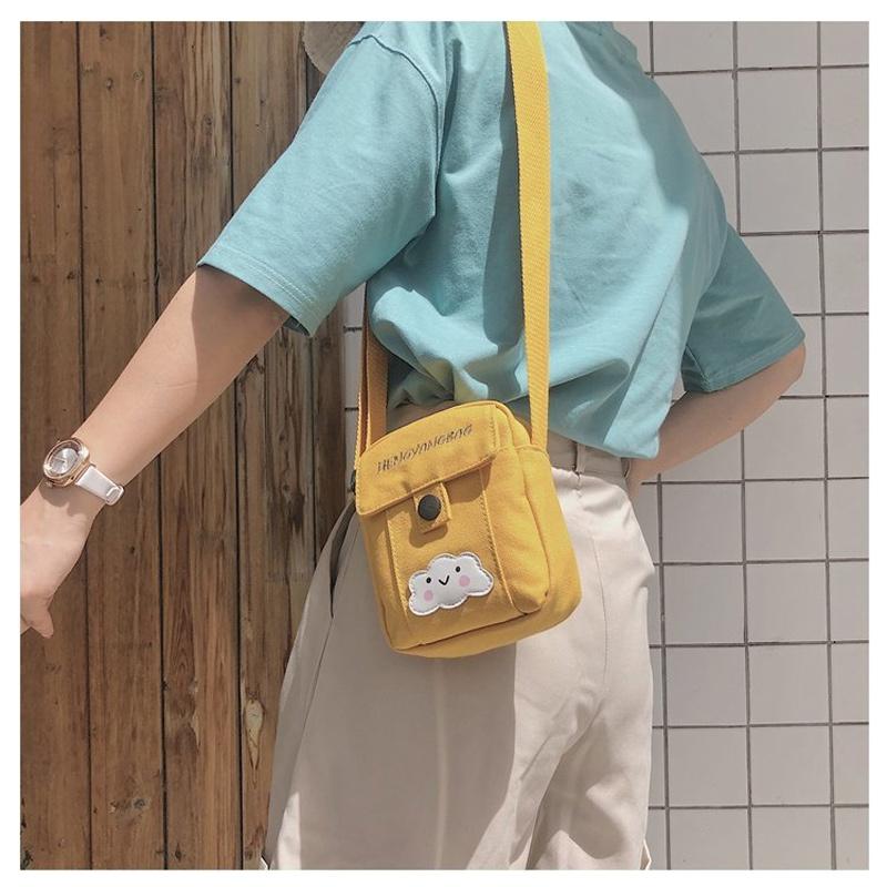 

Evening Bags Cute Cartoon Children Messenger Bag Shoulder Female Casual Sling Handbag Crossbody Student Travel Wallet Phone, Black