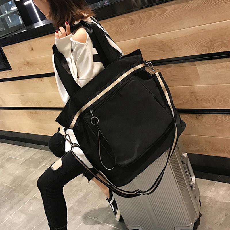 

Evening Bags Women Simple Shoulder Bag Casual Nylon Satchel Girls Tote Pouch Woman Diagonal Crossbody School Fashion Shopper HandbagsEvening, Red