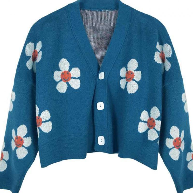 

Women's Knits & Tees Fashion 2022 Women Autumn Winter V-Neck Sweater Pullovers Warm Knitted Sweaters Pullover Lady, Green