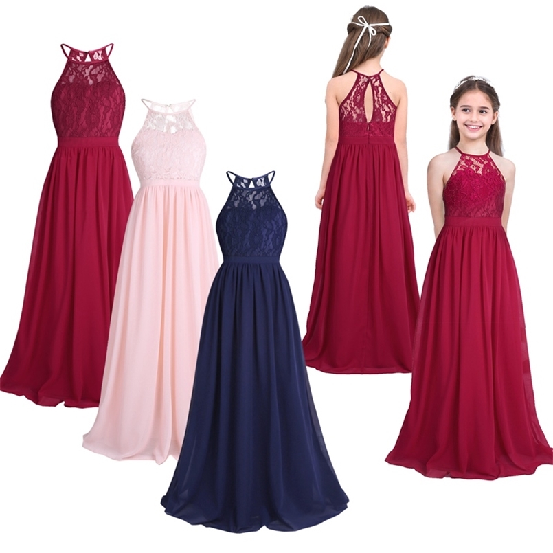 

FEESHOW Summer Girls Dress Children s Clothing Party Princess Baby Kids Wedding es Prom Teen Costume 220614, Pearl pink