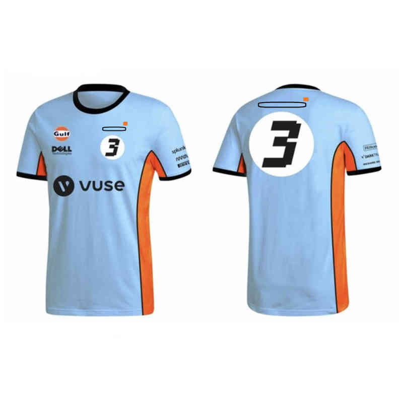 

2022 Summer F1 Racing Team Short Sleeve t Shirts Mclaren Formula One Lando Norris Car 3d Print Men Women O-neck Kids Tops Jersey, Beige