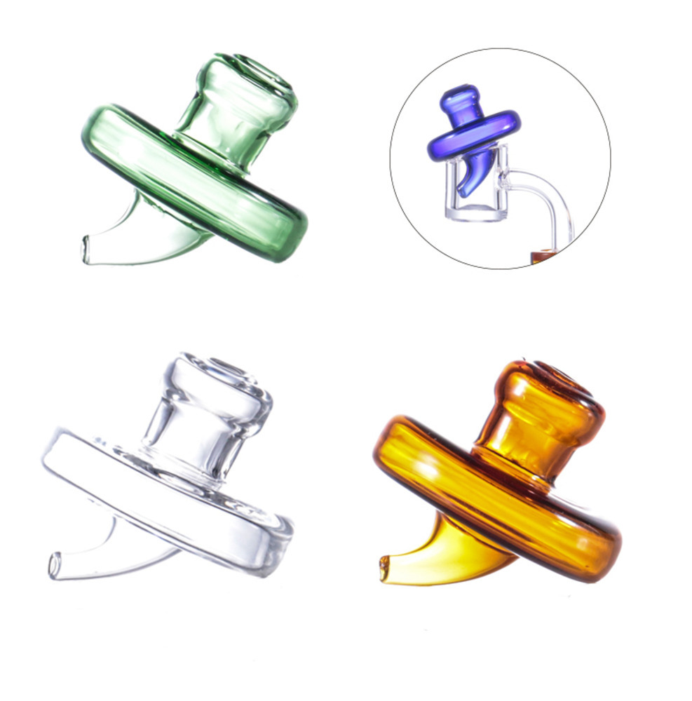 

UFO Smoking Accessories Quartz Banger Bubble Carb Cap Hat Style Dome for Quartz Thermal Nails Dabber Glass Bongs Dab Oil Rigs