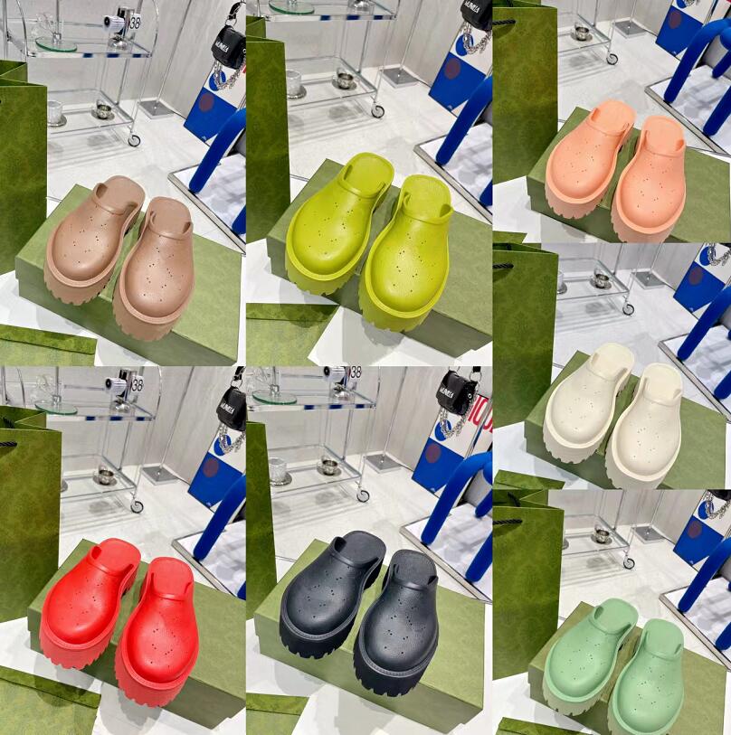 

Top Quality Designer Shoes Thick-Soled Slippers Women Couples Luxury Sandals Hollow Out Rubber Handiness Slipper Antiskid Outdoor Activities Sandbeach Sandal, Not sold separately