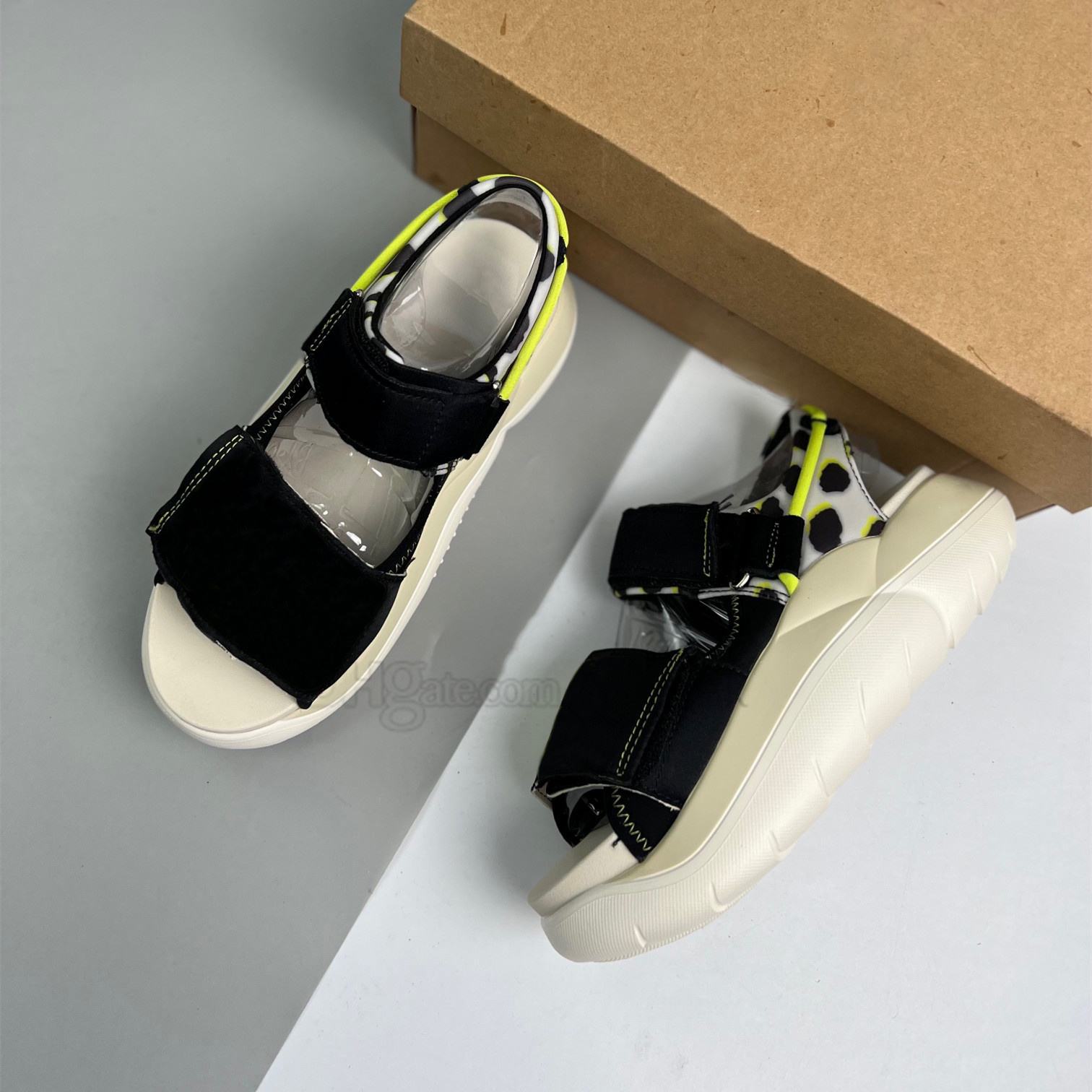 

2022 New Women Cloud Strap Sandal girls EVA slippers Designer australia LA woman sandal summer Fashion soft sole sandals slides house ladies with box