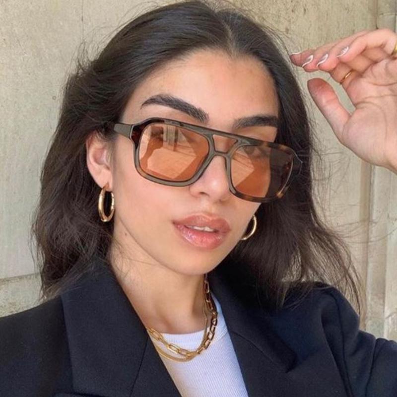 

Sunglasses Yellow Women Vintage Oversized Ladies Driving Goggles Shades 2022 Trendy Unique ShadesSunglassesSunglasses