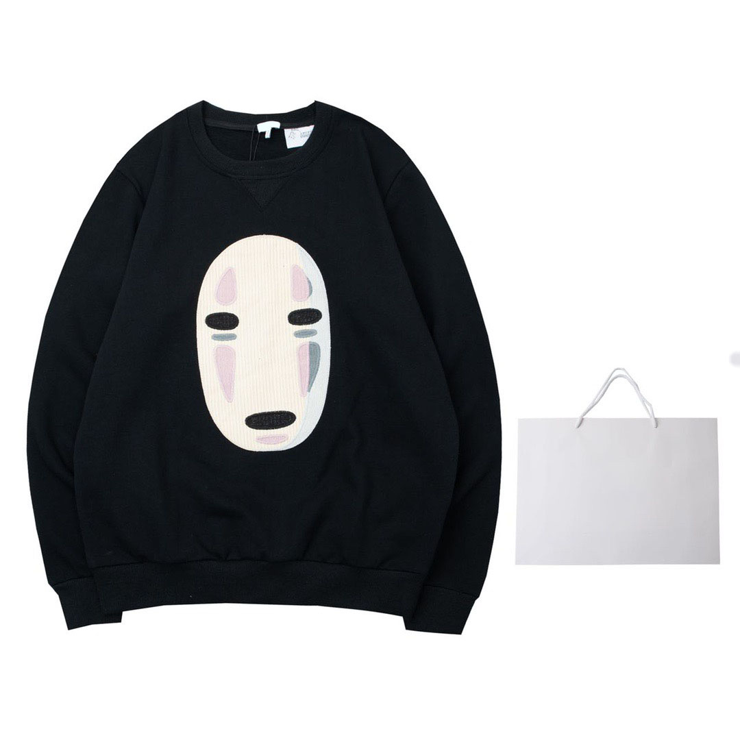 

New AOP jacquard letter knitted sweater in autumn / winter 2022acquard knitting machine e Custom jnlarged detail crew neck cotton cewfw3ws, White